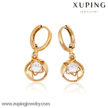 (90074) Boucle d&#39;oreille en plaqué or 18 carats de haute qualité Xuping Fashion